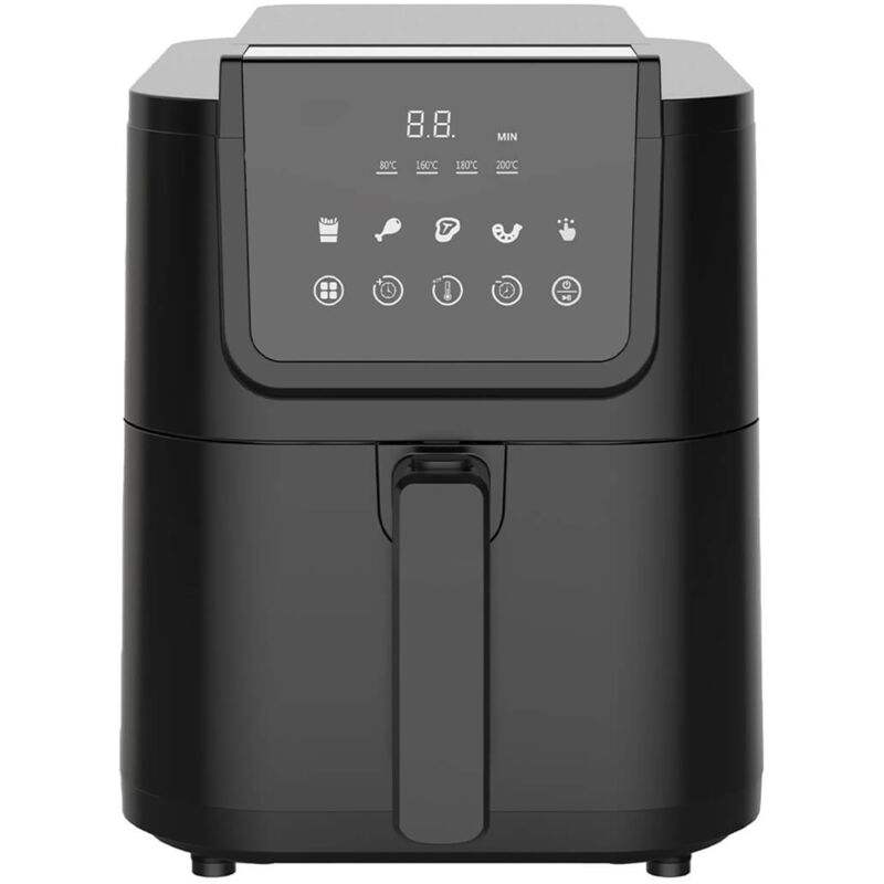 foto del prodotto friggitrice ad aria arfrya10l 5 litri nera slim display digitale touch ardes