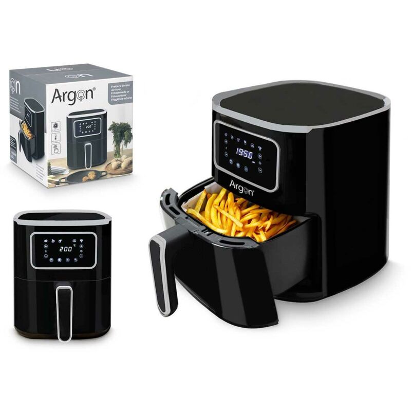 foto del prodotto friggitrice ad aria argon nero 1450 w 4,5 l