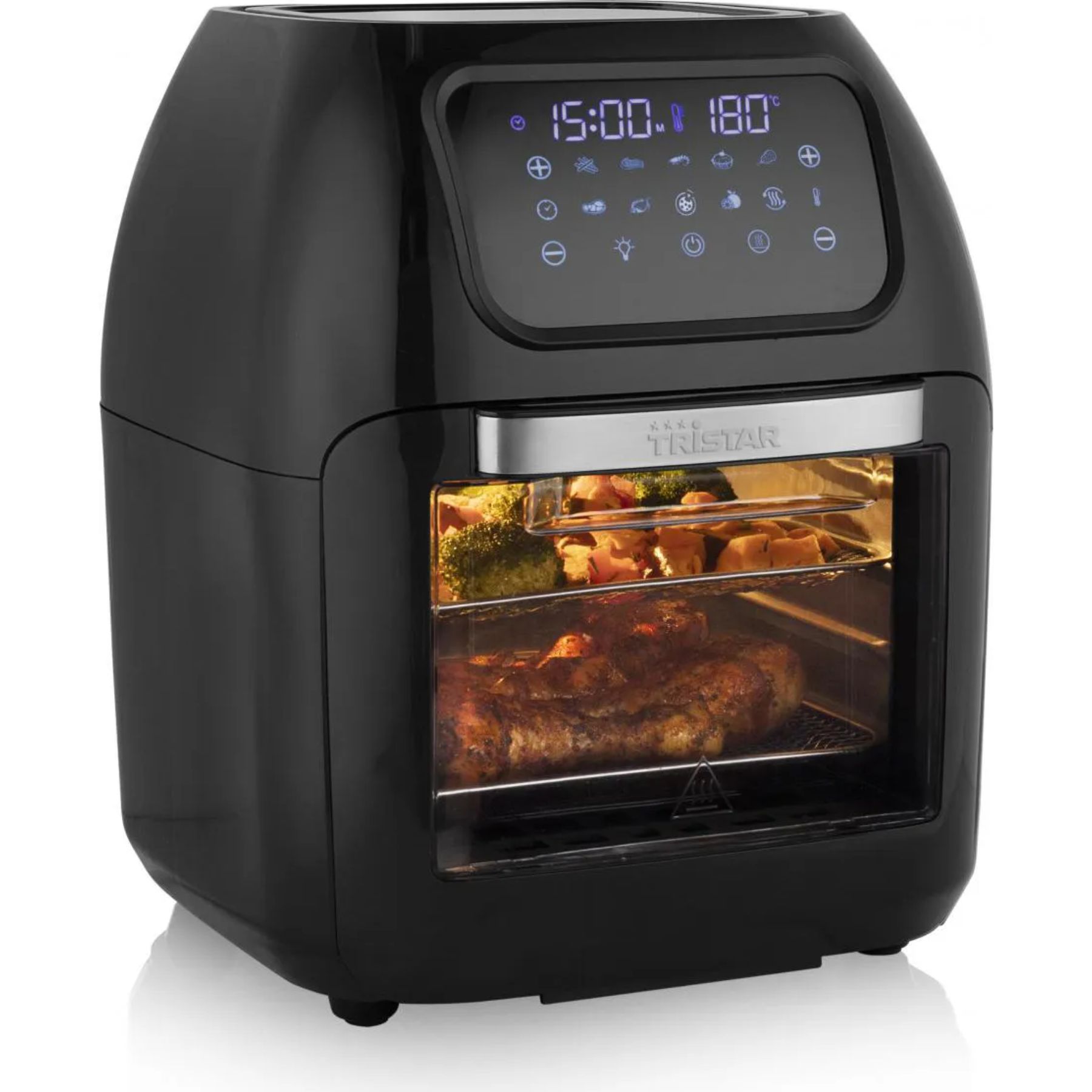 foto del prodotto friggitrice ad aria calda 12lt forno 1800w tristar fr 9068 nero