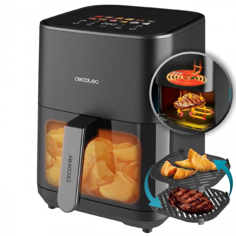 foto del prodotto friggitrice ad aria cecofry grill duoheat 4000 cecotec
