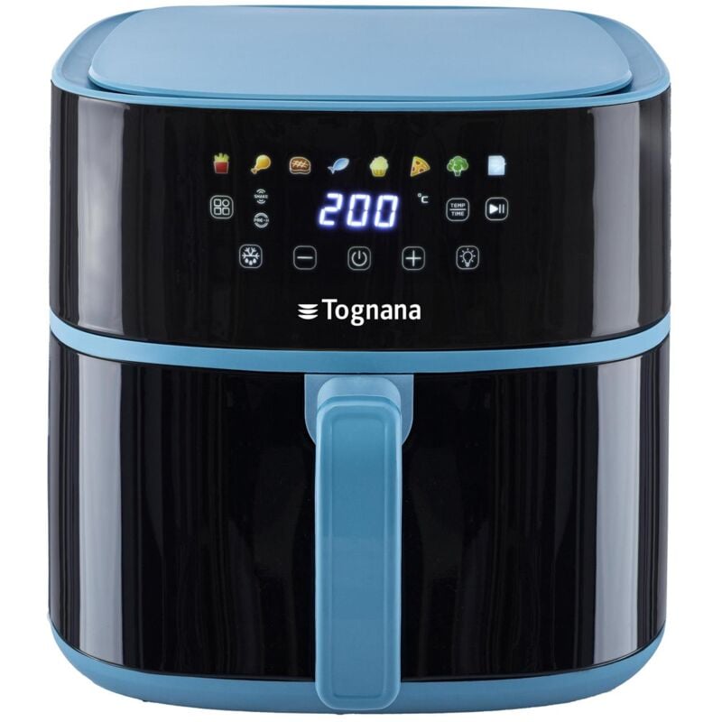 foto del prodotto friggitrice ad aria iridea tognana 8l azzurro