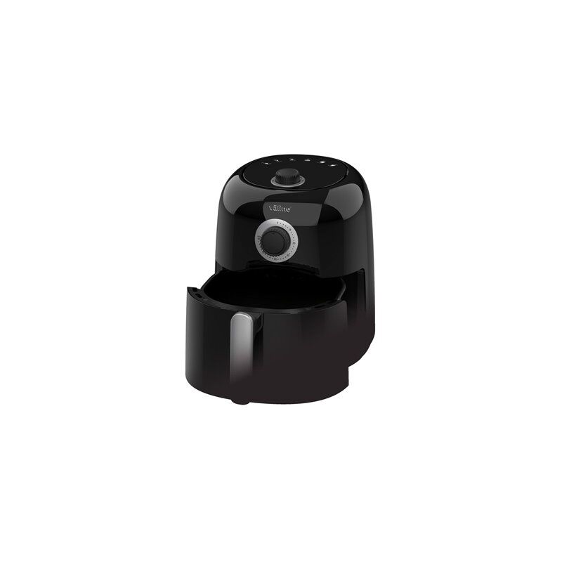 foto del prodotto friggitrice ad aria sabiri con maniglia e gambe antiscivolo 1450w 230v ip20 273x304x210mm colore nero e argento