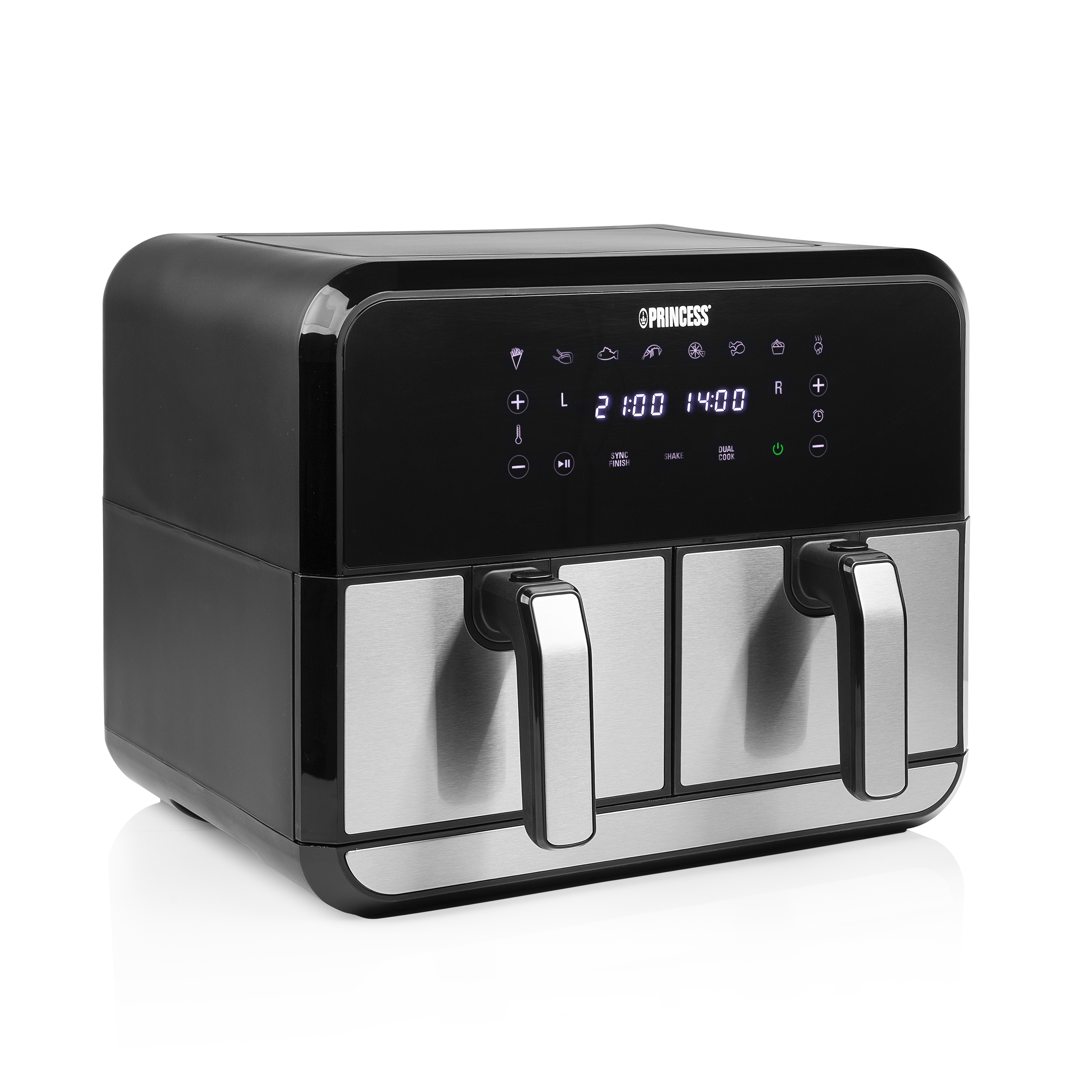 foto del prodotto friggitrice aria 8lt dig 2x4lt princess