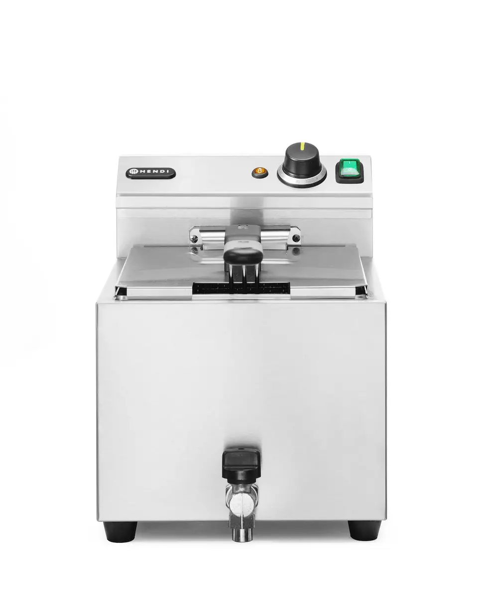 foto del prodotto friggitrice profi line con rubinetto di scarico 10l, 400 v, hendi