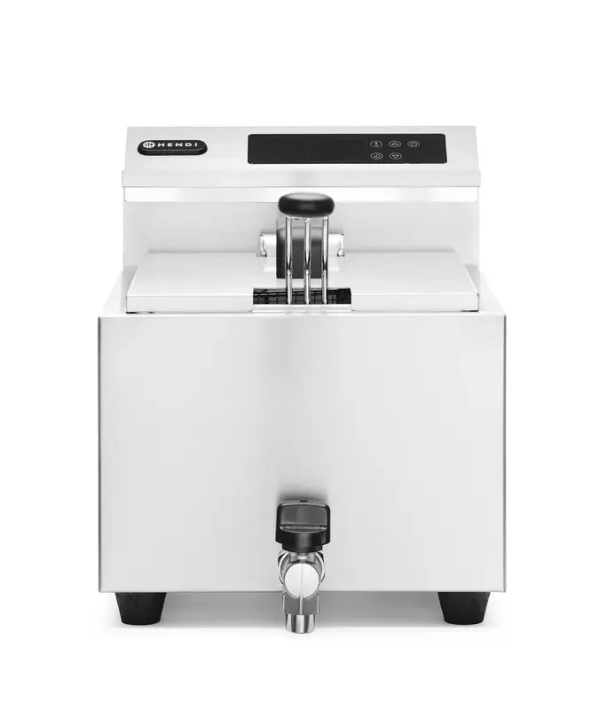 foto del prodotto friggitrice profi line digitale con rubinetto di scarico 8 l, hendi
