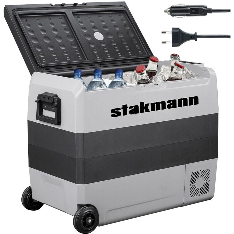 foto del prodotto frigo congelatore con compressore portatile 60 lt ac dc 12v 24v frigorifero 220v