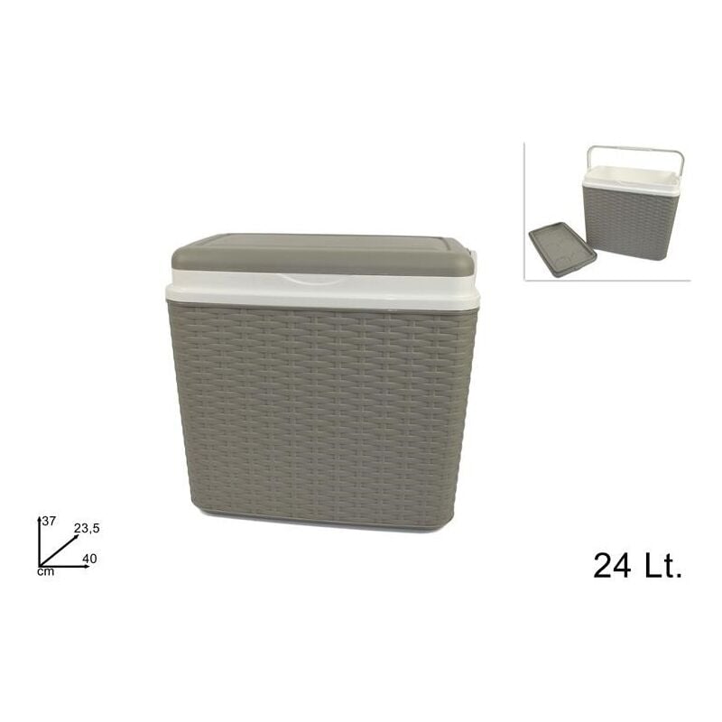 foto del prodotto frigo portatile midollino 24 lt