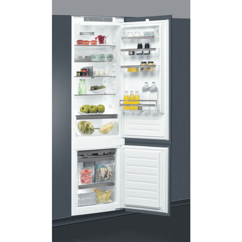 foto del prodotto frigorifero combinato da incasso art 9811 sf2. capacit netta totale 306 l. cerniera porta destra. classe climatica sn t, emissione acustica 35