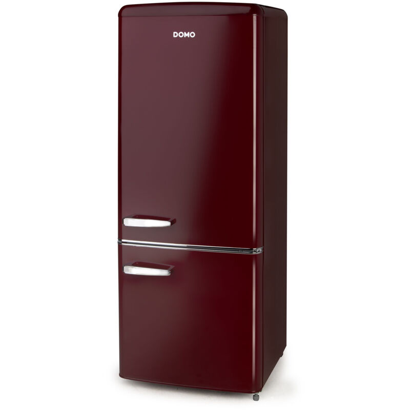 foto del prodotto frigorifero combinato retro vintage vinaccia domo do91707r