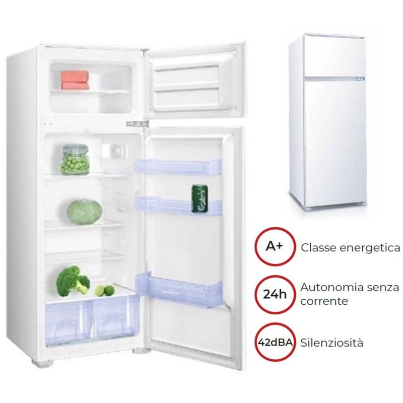 foto del prodotto frigorifero doppia porta 54x54xh145cm 208l classe