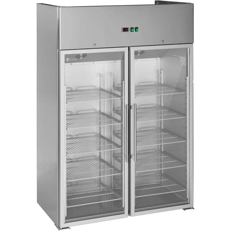 foto del prodotto frigorifero gourmet con due ante in vetro frigorifero professionale 984 litri 140005330