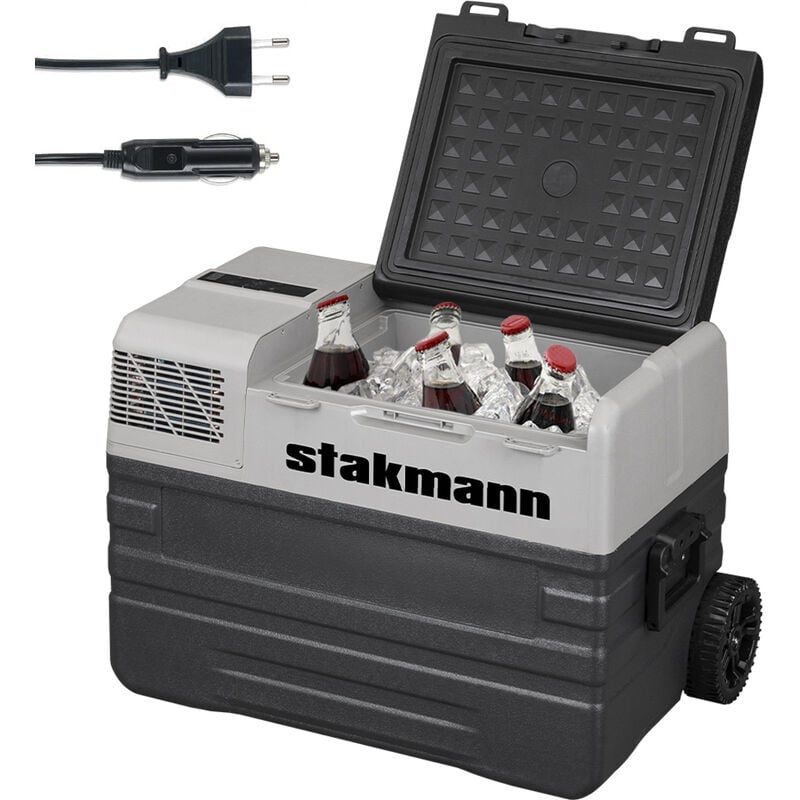 foto del prodotto frigorifero per auto barca camper 12v e 220v con compressore ac dc portatile 42l