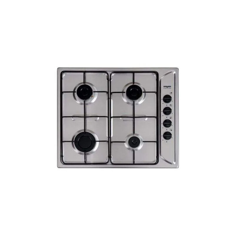 foto del prodotto frionor piano cottura a gas a 4 fuochi in acciaio inox 580x510 mm.