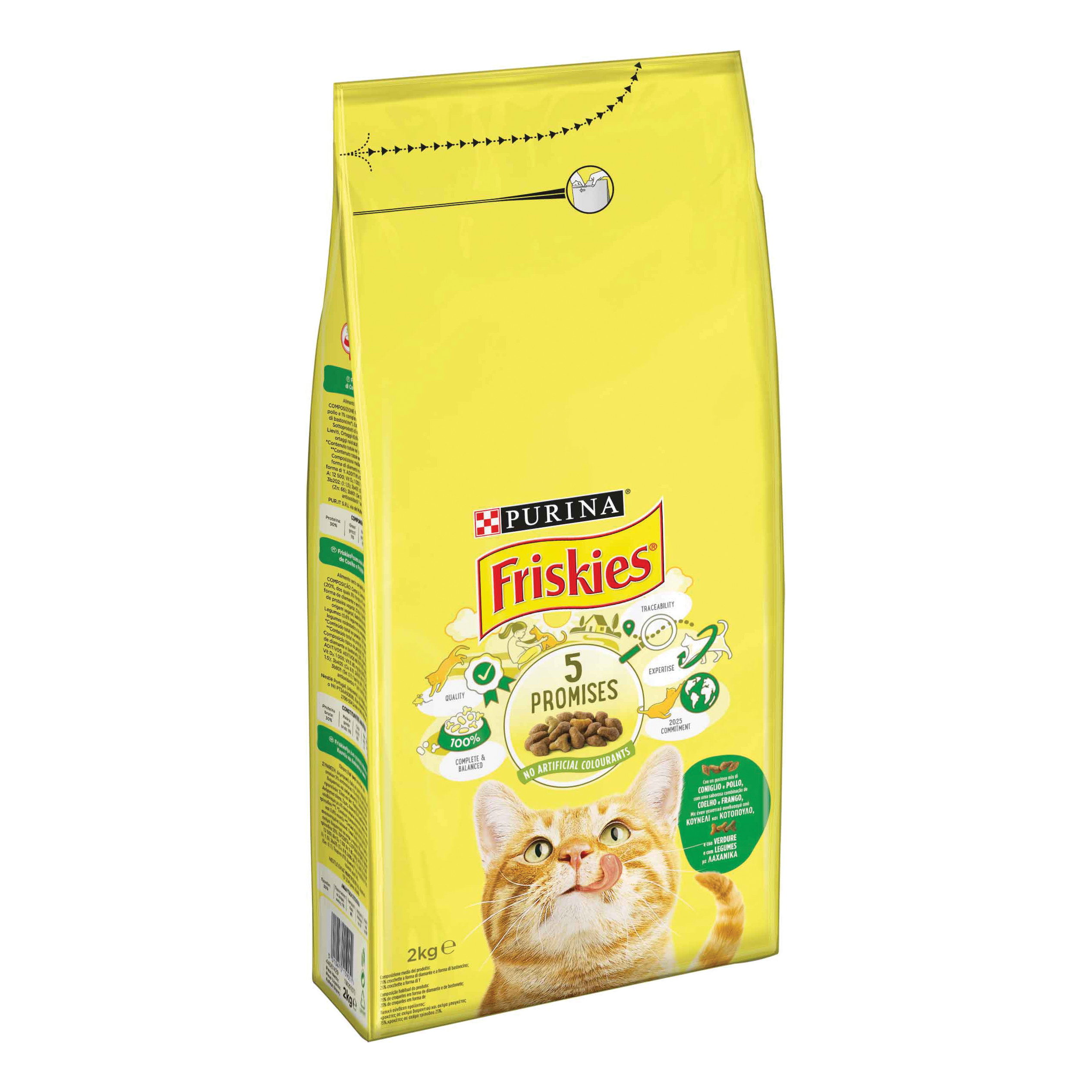 foto del prodotto friskies dc vitality+adult coniglio pollo verdure 2 kg