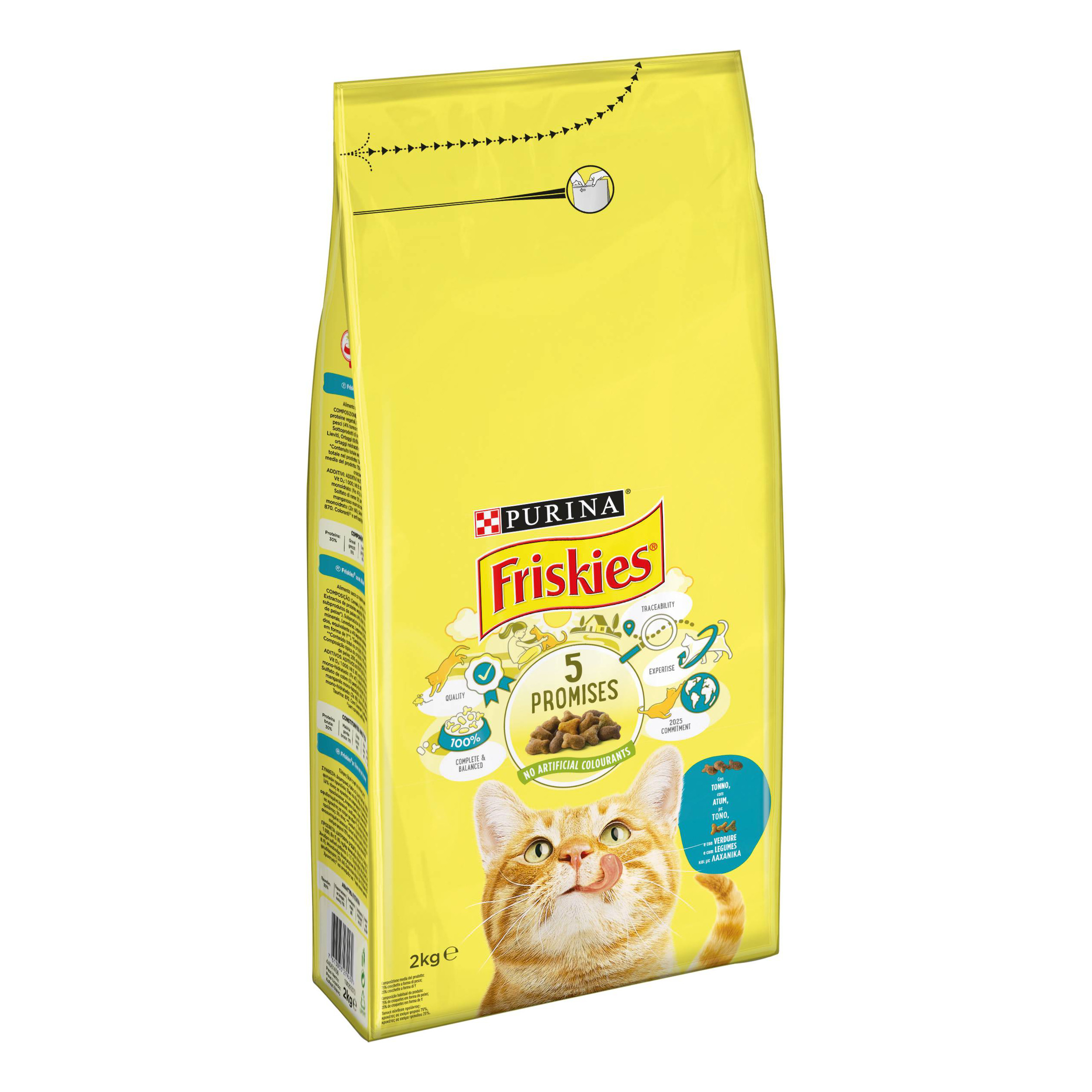 foto del prodotto friskies dc vitality+adult tonno verdure 2 kg