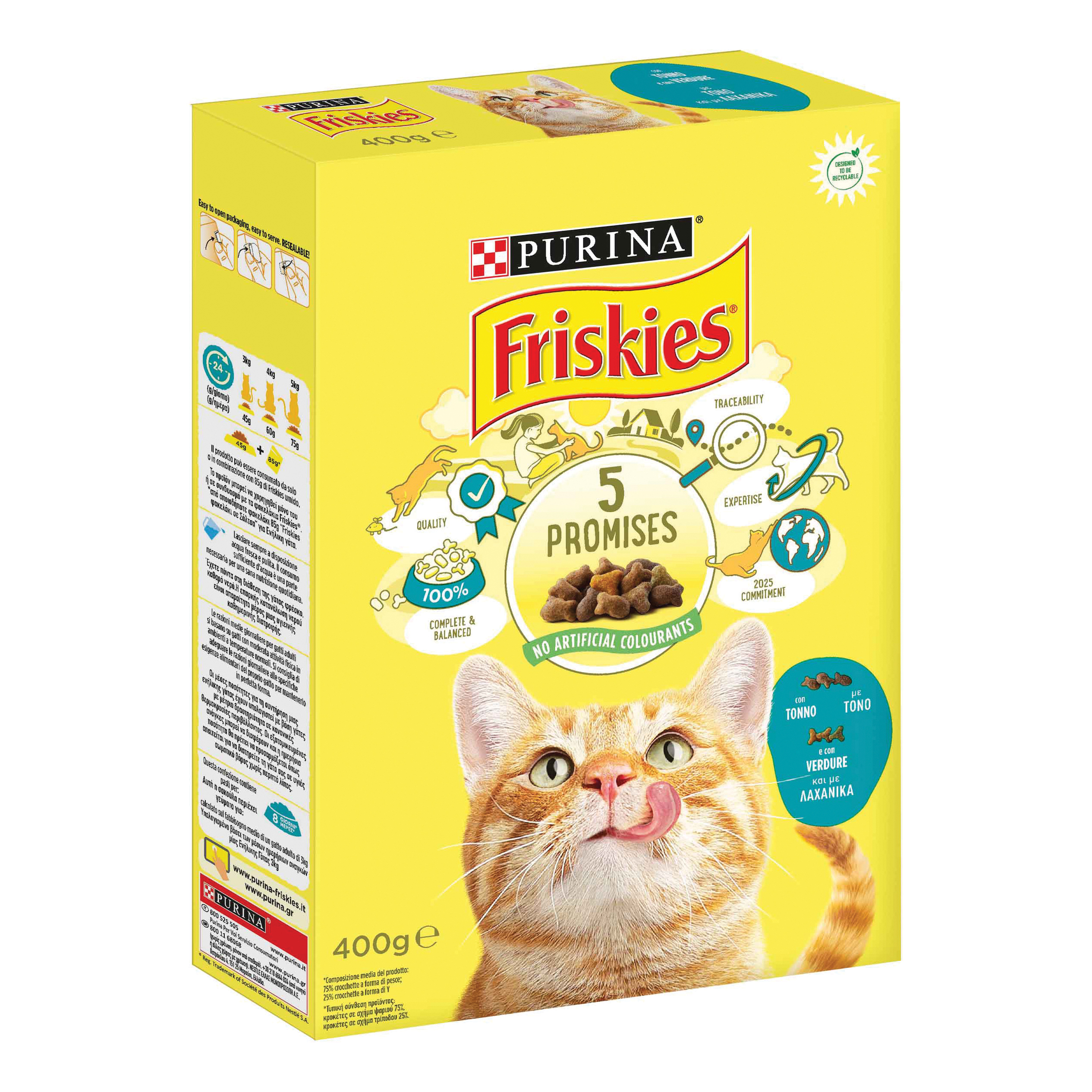 foto del prodotto friskies dc vitality adult tonno verdure 20 pezzi 400 g