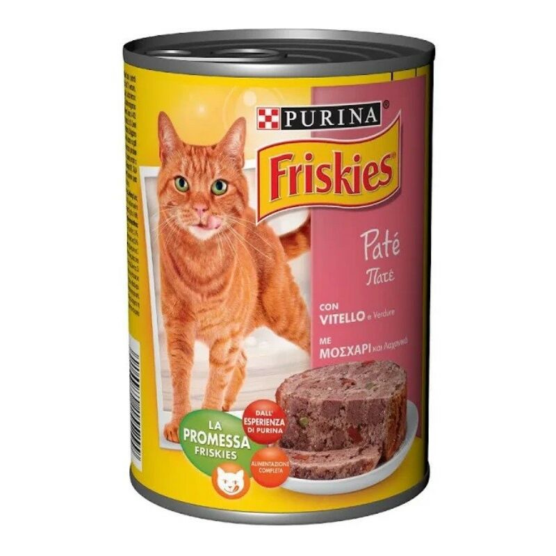 foto del prodotto friskies pat vitello e verdure purina 400 grammi