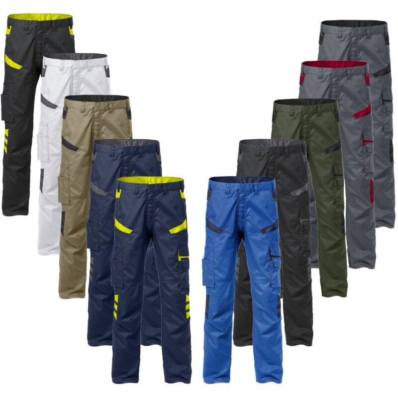 foto del prodotto fristads pantaloni da lavoro multitasche 2552 stf epd 44 eu bianco grigio