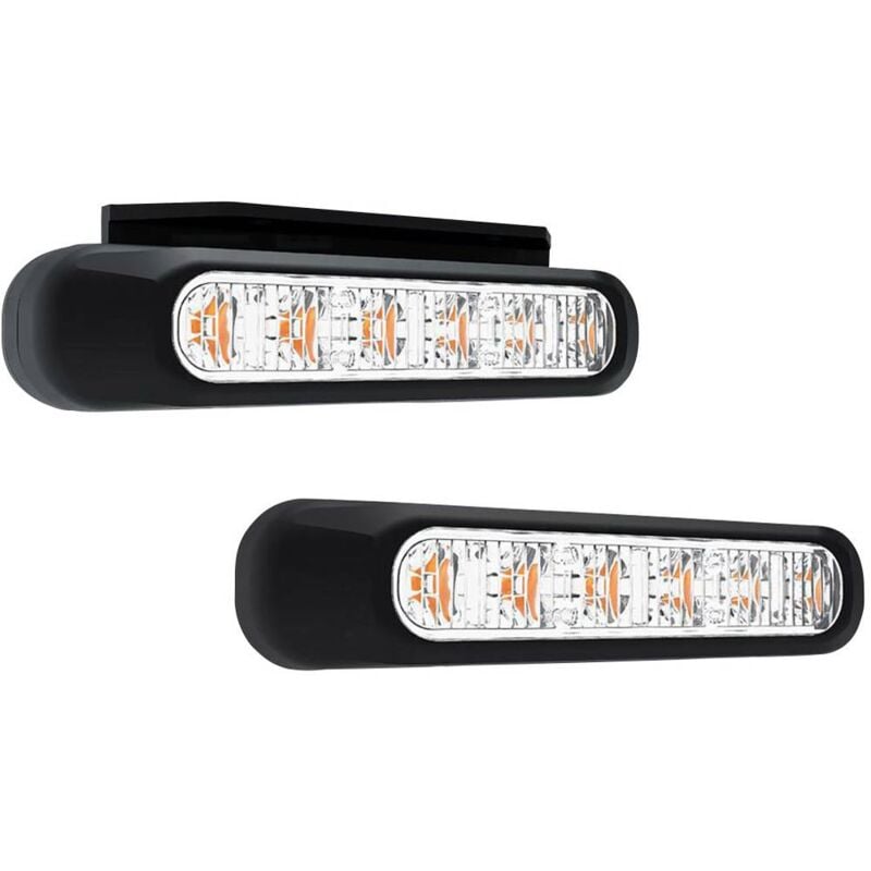 foto del prodotto fristom lampeggiante anteriore ft 200 led 95200 12 v, 24 v, 36 v via rete a bordo montaggio arancione