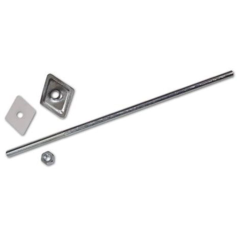 foto del prodotto friulsider - barrette zincate 6x200 mm con rondelle e dadi confezione 100 pz