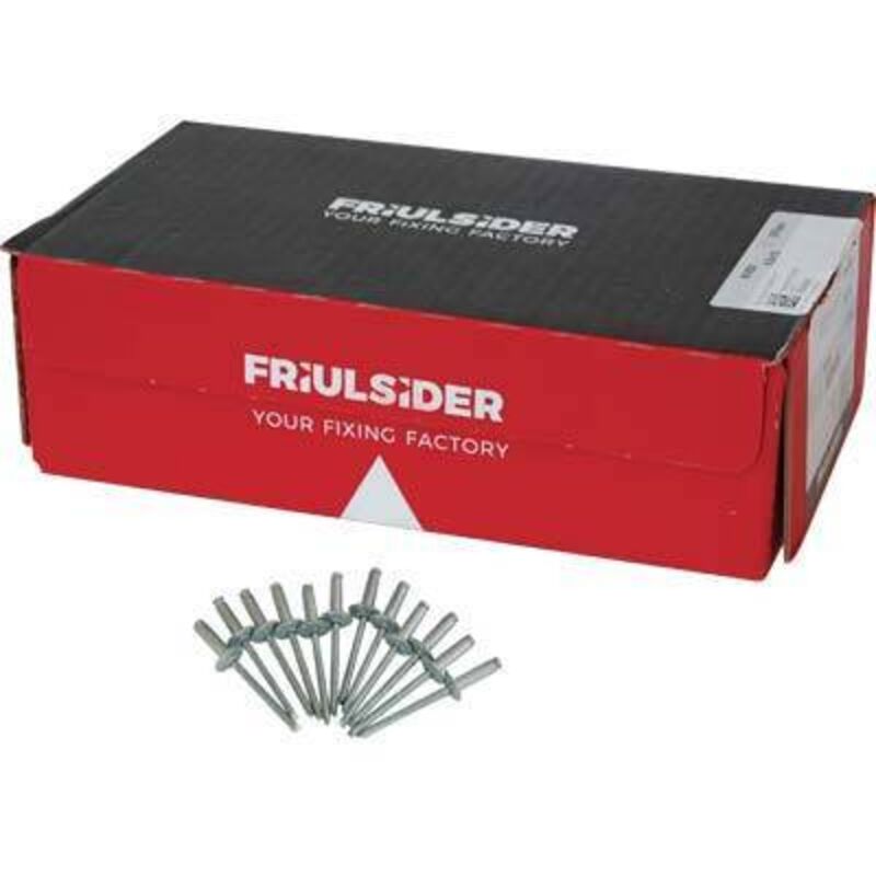 foto del prodotto friulsider - rivetto a strappo alluminio testa larga mm 4,8x14 testa mm 14 cf pz 500