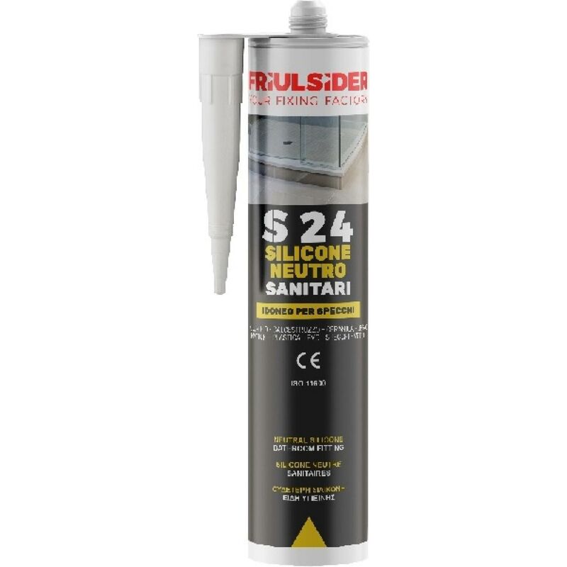 foto del prodotto friulsider silicone neutro sanitari trasparente 310 ml s2400
