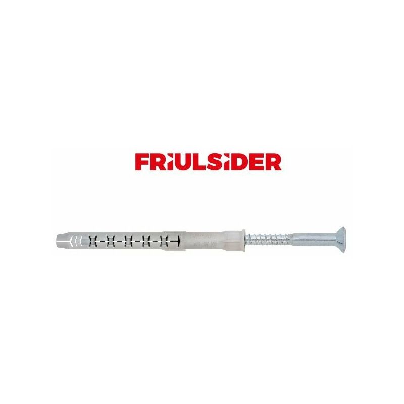 foto del prodotto friulsider tassello nylon prolungato x5 mm 8 x 120 vite 6 x 125 fiss. 50mm 50 pz