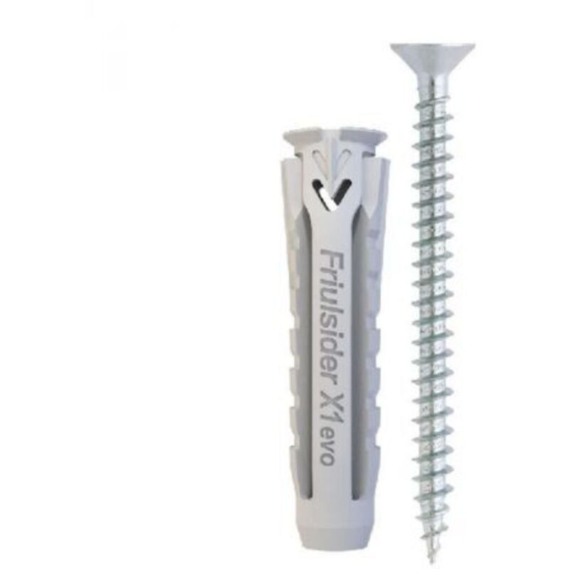 foto del prodotto friulsider - tassello universale con vite 5x50 60071b08040f2-a 4 settori-10 pezzi