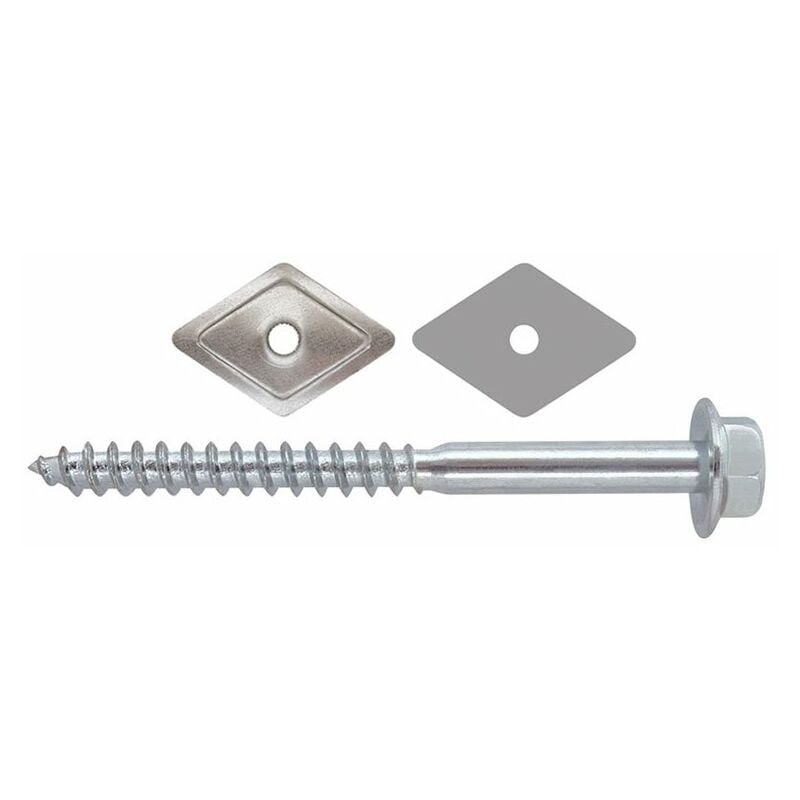 foto del prodotto friulsider vite tirafondi per legno autofiletante acciaio zincato bianco vl ter mm.6x70
