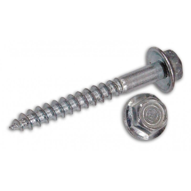 foto del prodotto friulsider - viti per legno mordenti zincate testa esagonale te 6x120 mm confezione 100 pz