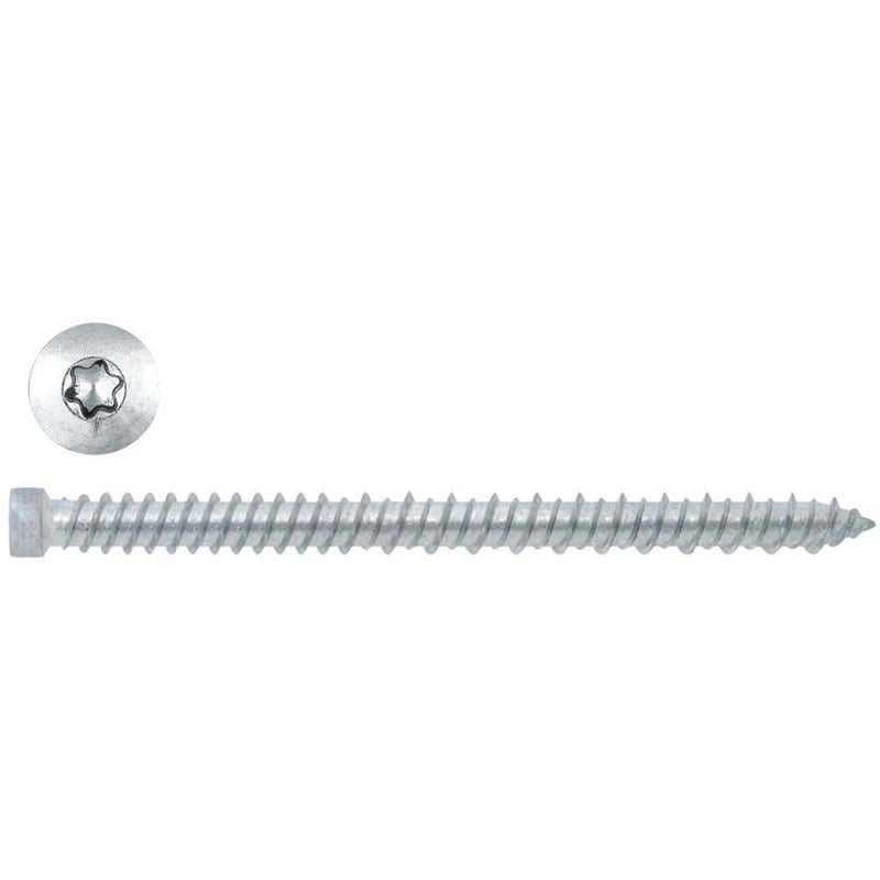 foto del prodotto friulsider viti vf per calcestruzzo testa cilindrica torx zincata bianca mm.7,5x120