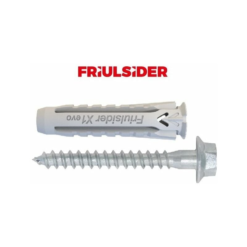 foto del prodotto friulsider x1 evo tassello universale 4 settori con vite ter legno con rondella