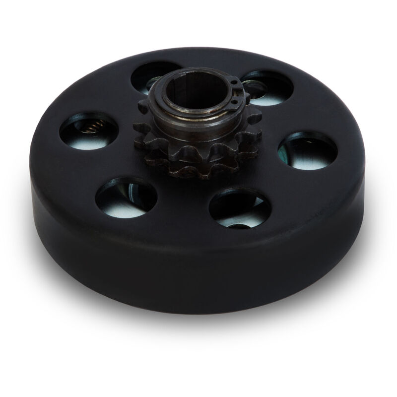 foto del prodotto frizione centrifuga per albero 19,05mm , frizione per catene tipo 35, frizione centrifuga pignone 12 denti 35, go kart, pocket bike, quad, moto,