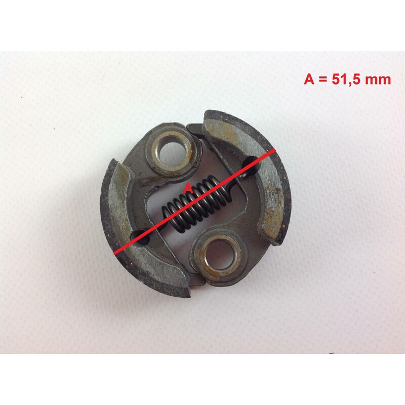 foto del prodotto frizione diametro 51,5 foro 8 mm echo zenoah 270192 decespugliatore