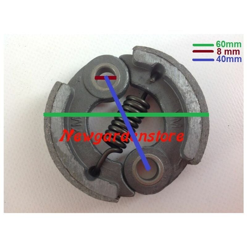 foto del prodotto frizione diametro 61 foro 8 mm echo 270193 decespugliatore
