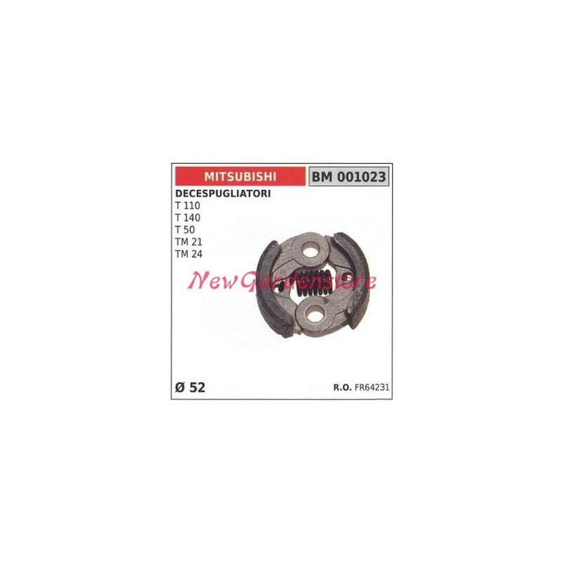 foto del prodotto frizione mitsubishi decespugliatore t 110 140 t50 tm21 tm24 d. 52 mm fr64231
