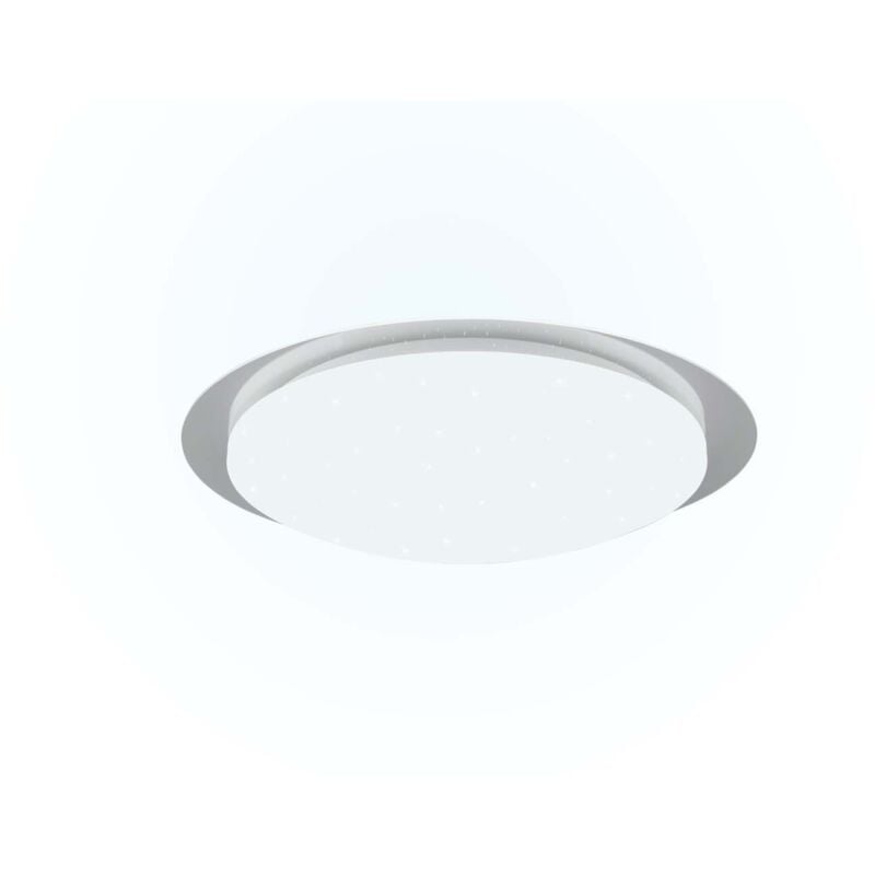 foto del prodotto frodeno h2o plafoniera led stellata rgb con telecomando multifunzione bordo trasparente ip44 d. 48cm