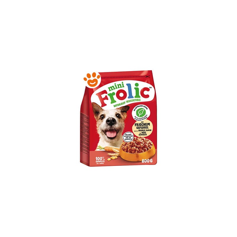 foto del prodotto frolic dog complete mini pollame dog complete mini pollame sacco da 800 gr