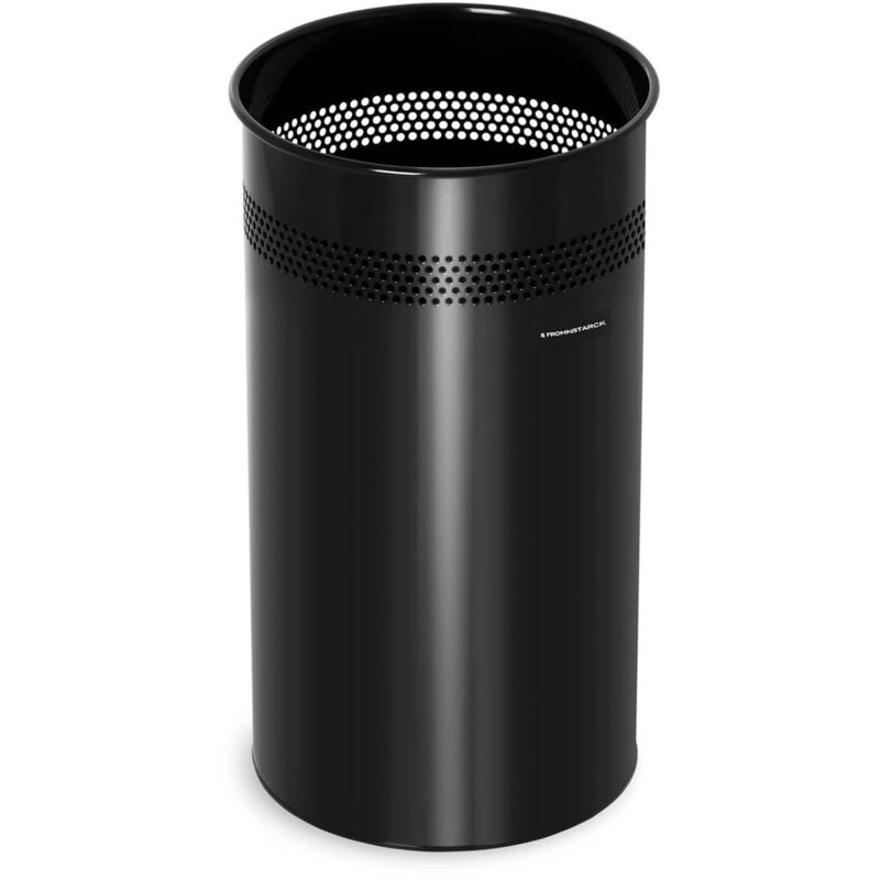 foto del prodotto fromm starck portaombrelli nero in acciaio 26 cm nero elegante fori ventilazione ombrelli