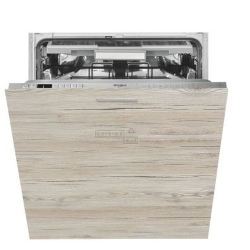 foto del prodotto frontale per lavastoviglie a incasso eco noce sbiancato l 60 cm