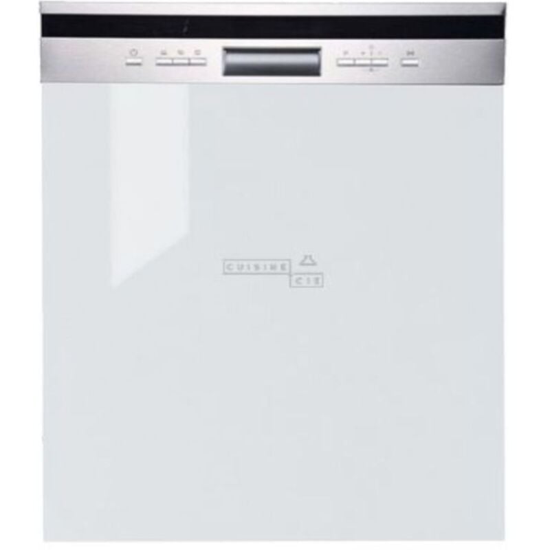 foto del prodotto frontale per lavastoviglie da semi incasso eco bianco brillante l 60 cm