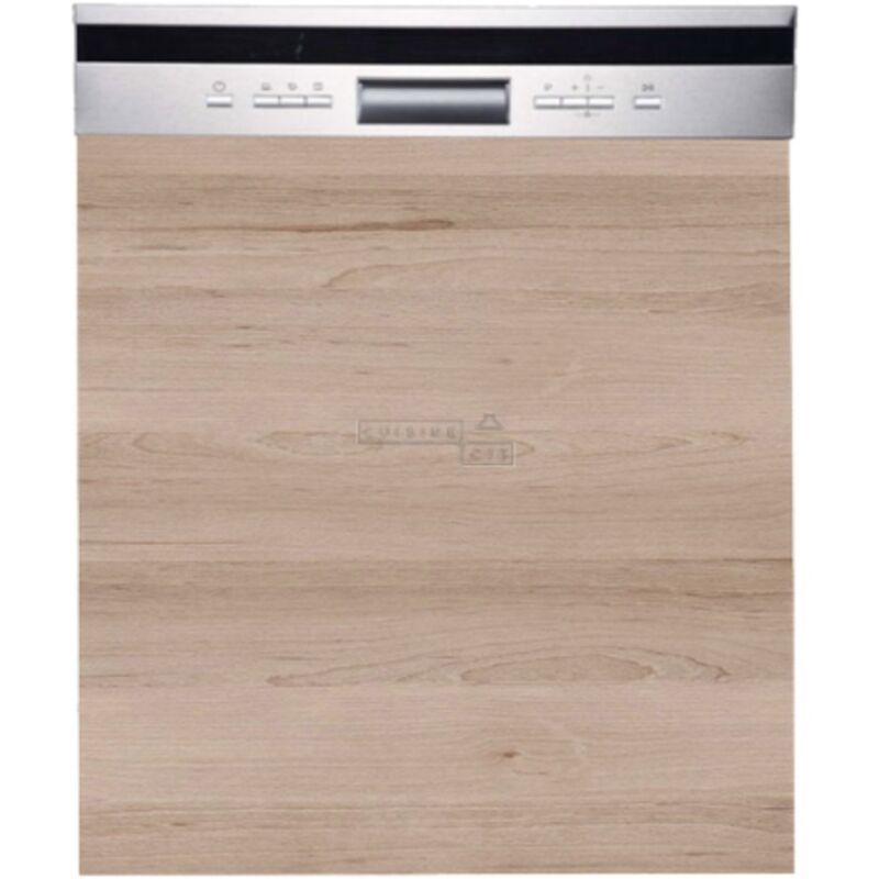 foto del prodotto frontale per lavastoviglie da semi incasso eco quercia naturale l 60 cm