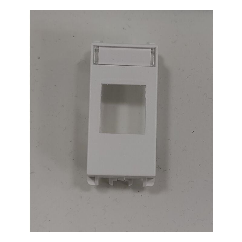 foto del prodotto frontalino rj45 urmet nea attacco keystone 1 modulo bianco - 10445.b.fr