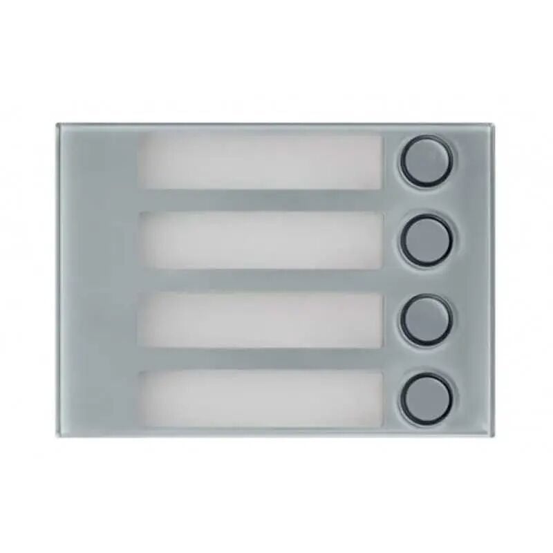 foto del prodotto frontalino urmet alpha 4 pulsanti grigio - 1168 14g