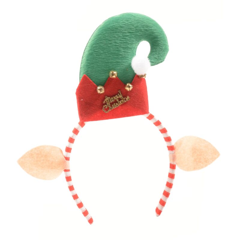 foto del prodotto frontina con cappello folletto per festivit natalizie verde