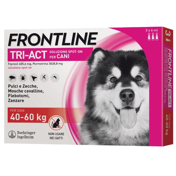 foto del prodotto frontline tri act spot on per cani 3 pipette per taglia gigante 40 60 kg antiparassitario per cani 1 ordine scegli lo sconto bzr5 bzr20 200 punti fedelt 