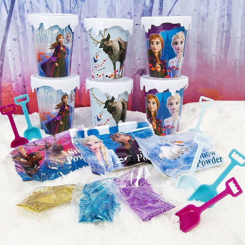 foto del prodotto frozen neve da realizzare con glitter party pack feste bambini gioco disney