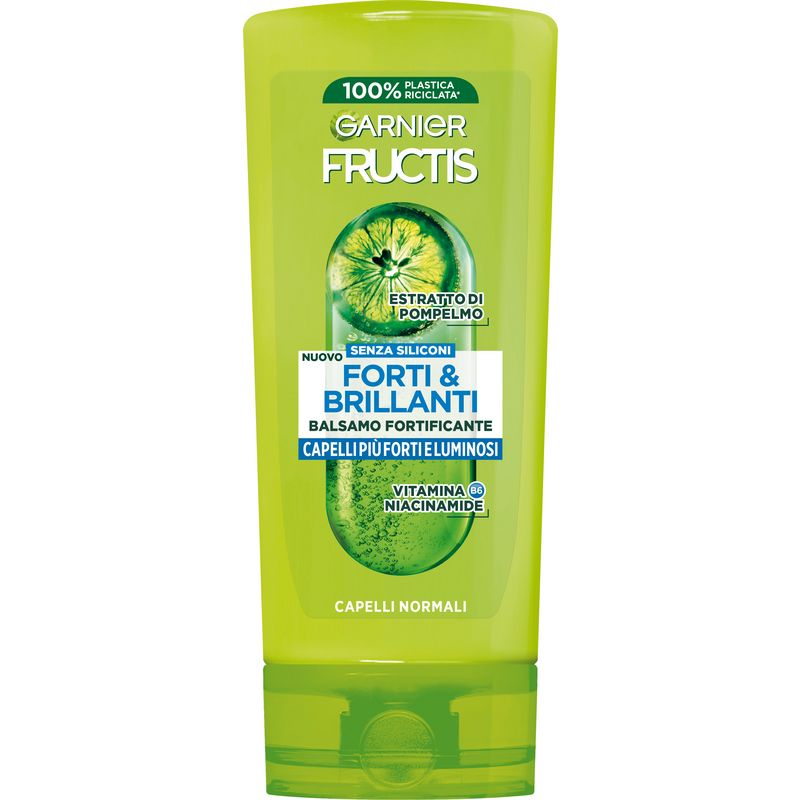 foto del prodotto fructis - forti amp brillanti - balsamo per capelli normali 200 ml