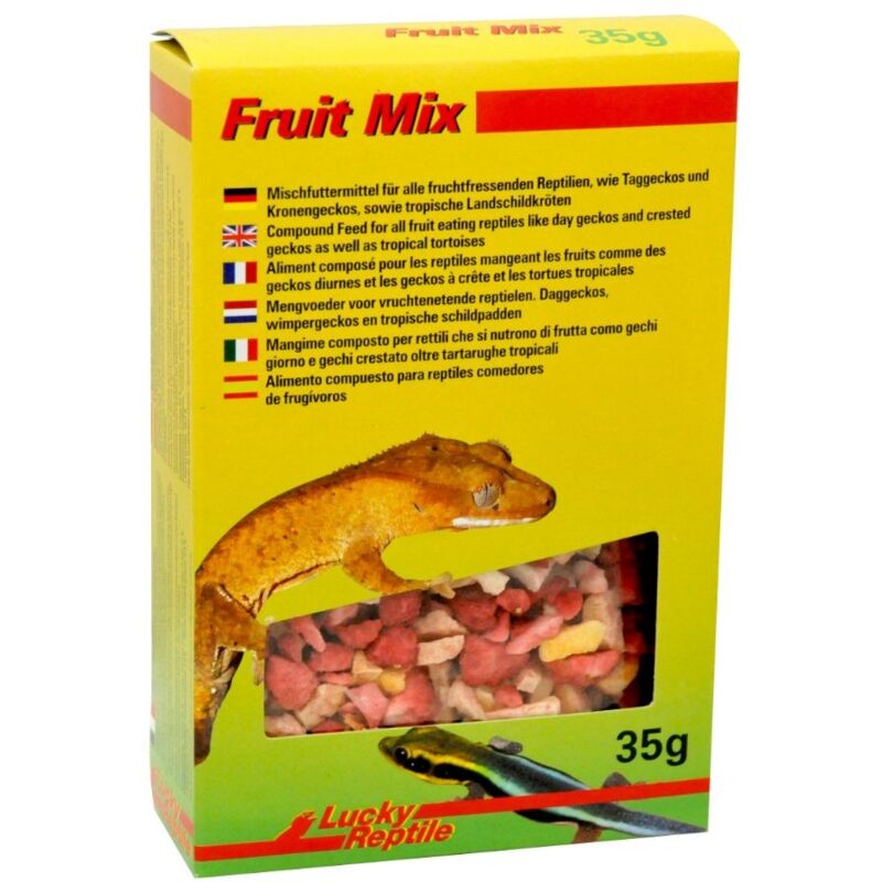 foto del prodotto fruit mix 35gr mangime a base di frutta per rettili e anfibi lucky reptile