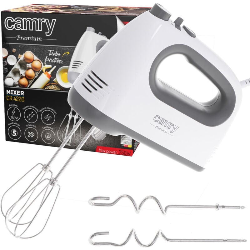 foto del prodotto frullatore a immersione camry cr4220 bianco